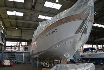 Trattamenti di disinfestazione in atmosfera modificata su navi o yacht