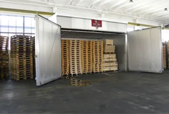 Trattamenti fitosanitari Ht in tutta Italia, previsti dallo standard ISPM15